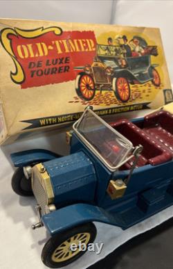 Old-Timer Deluxe Tourer Friction Tin Toy Car Vintage SSS International Japan