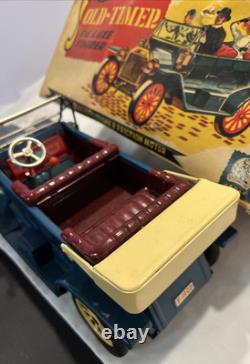 Old-Timer Deluxe Tourer Friction Tin Toy Car Vintage SSS International Japan