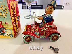 Old Timer Jolopy Car- Wind Up- Made In Japan- Tested Works Good