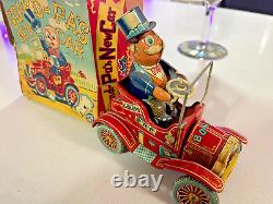 Old Timer Jolopy Car- Wind Up- Made In Japan- Tested Works Good