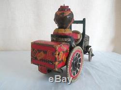 Old Tin MARX JOY RIDER CAR Vintage WIND-UP Toy