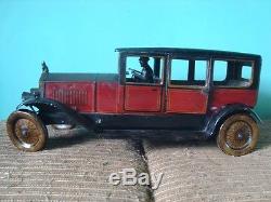 Old Vintage Big Size winding Car Toy from Germany 1930