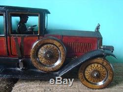 Old Vintage Big Size winding Car Toy from Germany 1930