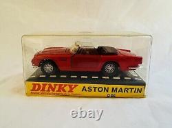 Old Vtg #110 DINKY TOYS Aston Martin DB5 Diecast Toy Convertible Made In England