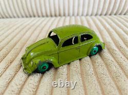 Old Vtg #181 DINKY TOYS VW Volkswagen Toy Car Green Made In England