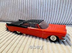 Old Vtg 1950's JOHAN 1/25 Scale Toy Dodge Lancer Car Two-Tone Red Black