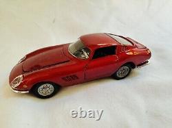 Old Vtg POLITOYS #540 Red Ferrari 275 GTB/4 Toy Diecast Car In Box Made In Italy