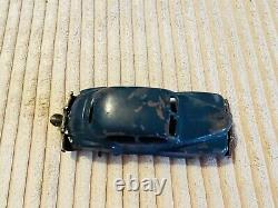 Old Vtg RARE Occupied Japan 1940's Blue Windup Toy Sedan Car WORKING