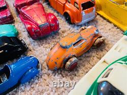 Old Vtg TOOTIETOY Nylint Toy Car Truck LOT Howard Johnson Hess Race Car Racing