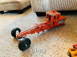 Old Vtg TOOTIETOY Nylint Toy Car Truck LOT Howard Johnson Hess Race Car Racing