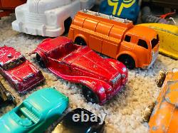 Old Vtg TOOTIETOY Nylint Toy Car Truck LOT Howard Johnson Hess Race Car Racing