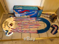 Old Vtg Toy Mattel HOT WHEELS Thundershift 500 Race Track Redline Cars WithBox