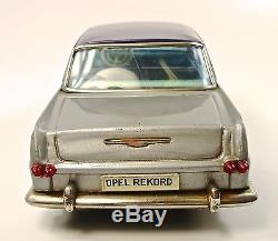 Opel Rekord Japanese Tin 2-Door Sedan Car with Original Box by Bandai NR
