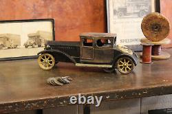 Original 17 Vtg Antique Schieble Dayton Pressed Steel Hillclimber Car Toy 1920s