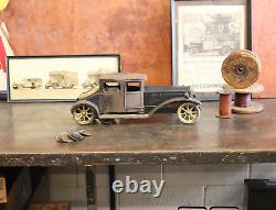 Original 17 Vtg Antique Schieble Dayton Pressed Steel Hillclimber Car Toy 1920s
