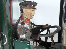 Original 1911 George CARETTE & Co 16 Clockwork Tin Litho Limousine Toy Car