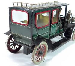 Original 1911 George CARETTE & Co 16 Clockwork Tin Litho Limousine Toy Car
