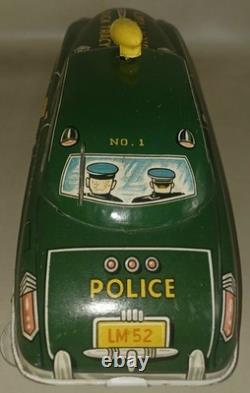Original 1940's Marx Wind Up Dick Tracey No. 1 Police Dept Squad Car Tin Toy Car