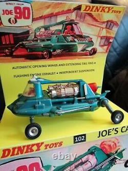 Original Flashing Light Vintage Dinky Toys 102 Joe 90 Car Gerry Anderson Tv