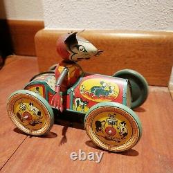 Original Ingap Mickey Mouse Style Tin Car Latta Topolino 1930