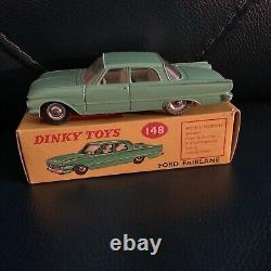 Original Vintage Dinky Toys # 148 Ford Fairlane Car Time Capsule England Meccano