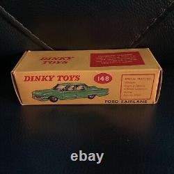 Original Vintage Dinky Toys # 148 Ford Fairlane Car Time Capsule England Meccano