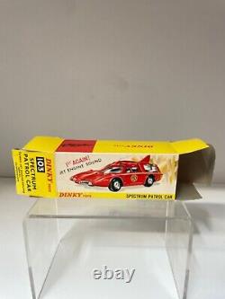 Original Vintage Dinky toys Spectrum Patrol Car Near Mint condition original box