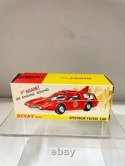 Original Vintage Dinky toys Spectrum Patrol Car Near Mint condition original box