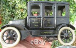 Orobr Germany 1900s tin lizzie jalopy clockwork car bing graffiti gunthermann