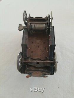 Orobr Germany Tin Wind-up Toy Car Nice Working Early 1920s Working Taxi