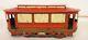 Orobr Rare German Made Tin Litho Wind-up Trolley-street Car-nice Condition