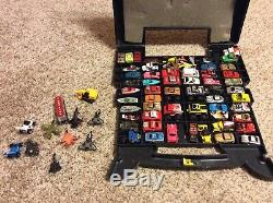 Over 60 Micro Machines Lot, And Other Micro Cars Vintage Toys AND Case