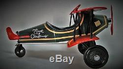 Pedal Car Plane Too Small For A Child Ride On Miniature Metal Body Model Xmas
