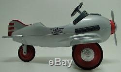 Pedal Car Plane Too Small For A Child Ride On Rare Miniature Metal Body Model