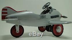 Pedal Car Plane Too Small For A Child Ride On Rare Miniature Metal Body Model