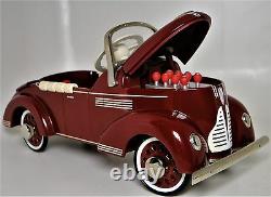 Pedal Car Too Small For Child To Ride On Miniature Metal Body Collector Model