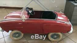 Pedal vintage car 1950 rare old-timer classic auto toy