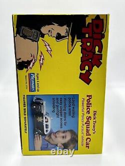 Playmates Dick Tracy Police Squad Car 1990 Vintage Vehicle Playset NIB