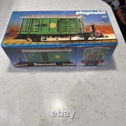 Playmobile 4121 Western Cattle Car In Original Box Germany