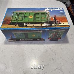 Playmobile 4121 Western Cattle Car In Original Box Germany