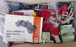 Pocher 1/8 Alfa Romeo 1931 8C 2300 Monza Model Kit UNBUILT CAR K/71 vtg RARE toy