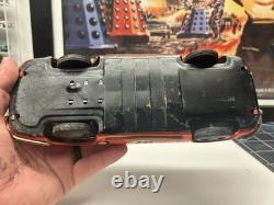 Porsche 911 #37 Race Car Tin Friction Toy T. T. Japan In Orange