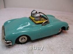 Porsche Convertible Race Car Friction Powered Excellent Cond Made N Japan Scarce