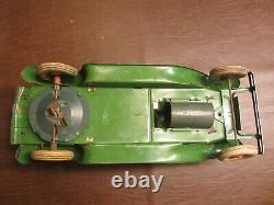 Pressed Steel 12.5 L 1929 Kingsbury Toys Coupe Wind Up Motor & Lights Toy Car