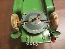 Pressed Steel 12.5 L 1929 Kingsbury Toys Coupe Wind Up Motor & Lights Toy Car