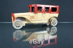 Rare 1920s Orber Limousine German Tin Wind Up Car Toy Carrette Bing Large
