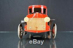 Rare 1920s Orber Limousine German Tin Wind Up Car Toy Carrette Bing Large