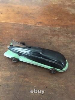 RARE 1930's FRENCH streamline rocket toy car by AUTOSTRADA