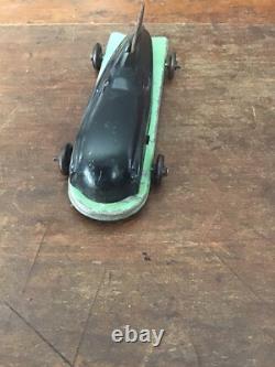 RARE 1930's FRENCH streamline rocket toy car by AUTOSTRADA
