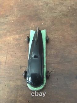 RARE 1930's FRENCH streamline rocket toy car by AUTOSTRADA